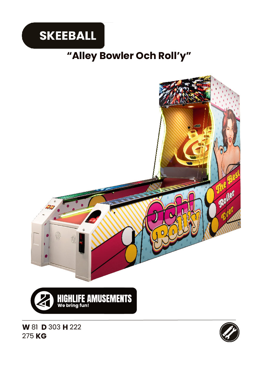 Alley Bowler Och Roll’y Skeeball