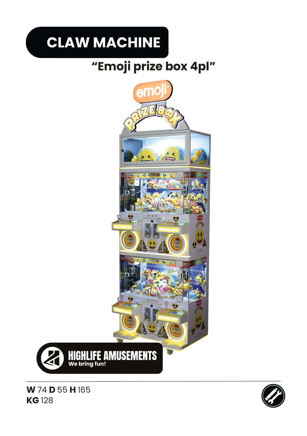 Emoji prize box 4pl