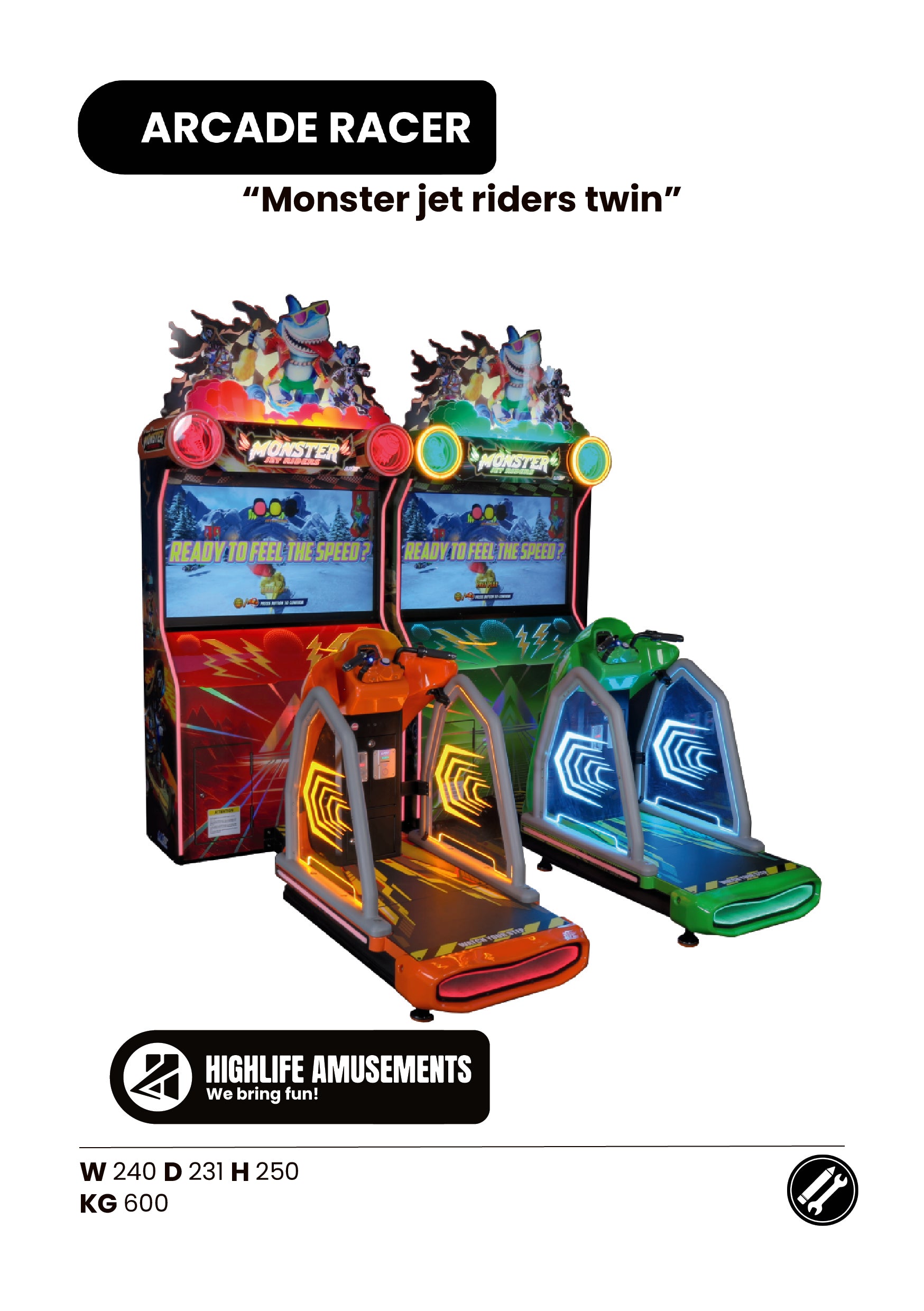Monster Jet riders twin