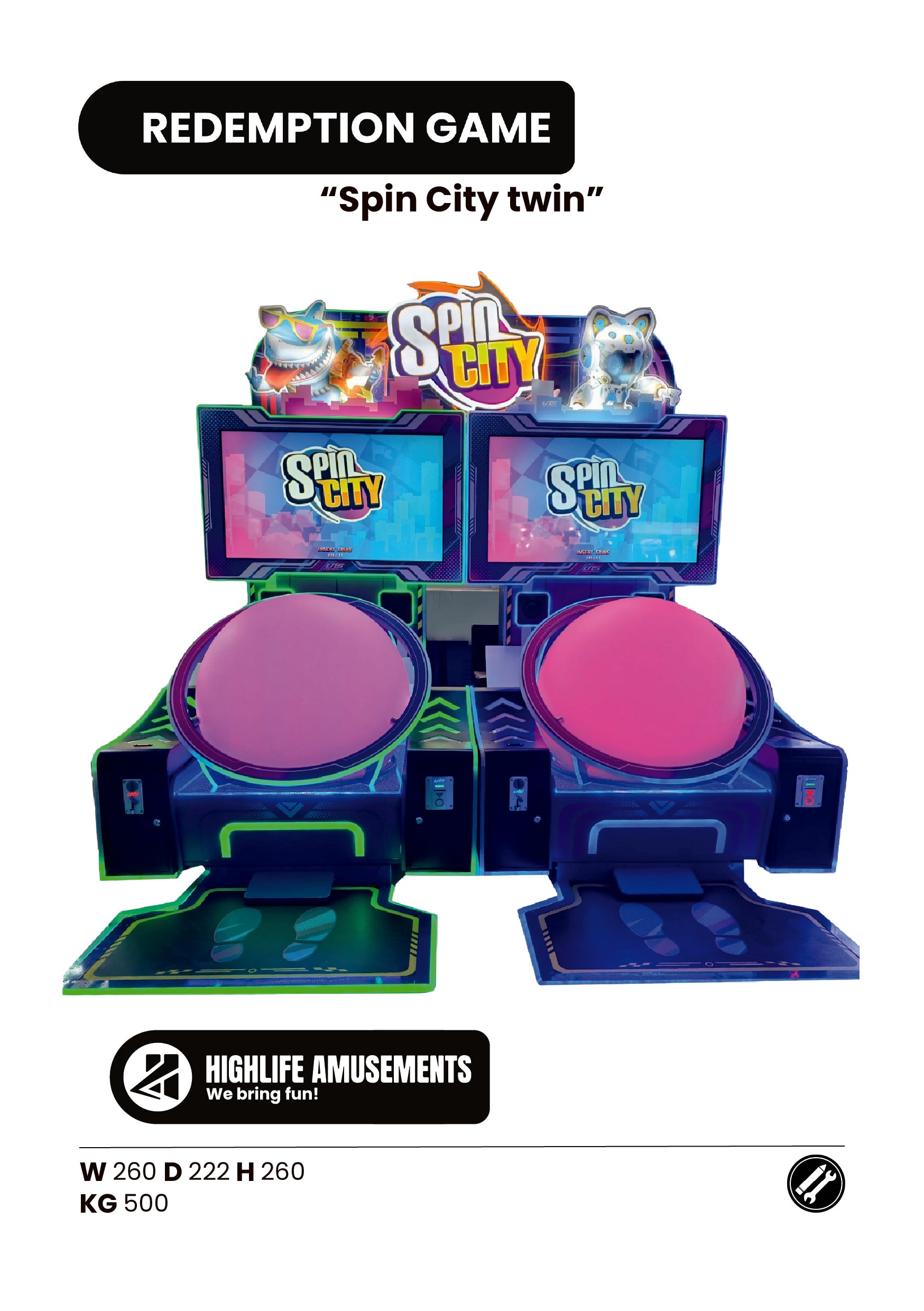 Spin City twin