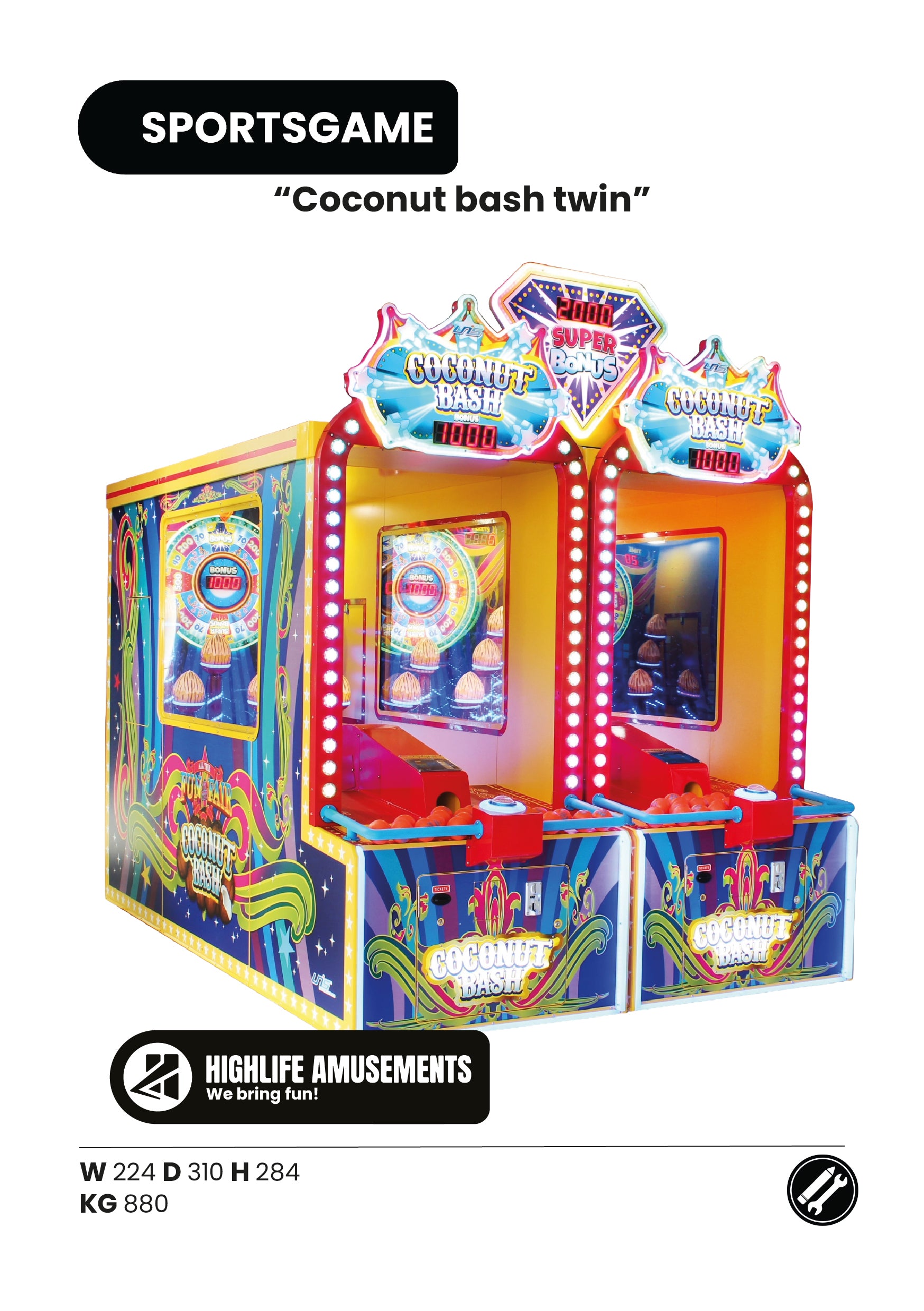 Coconut Bash twin
