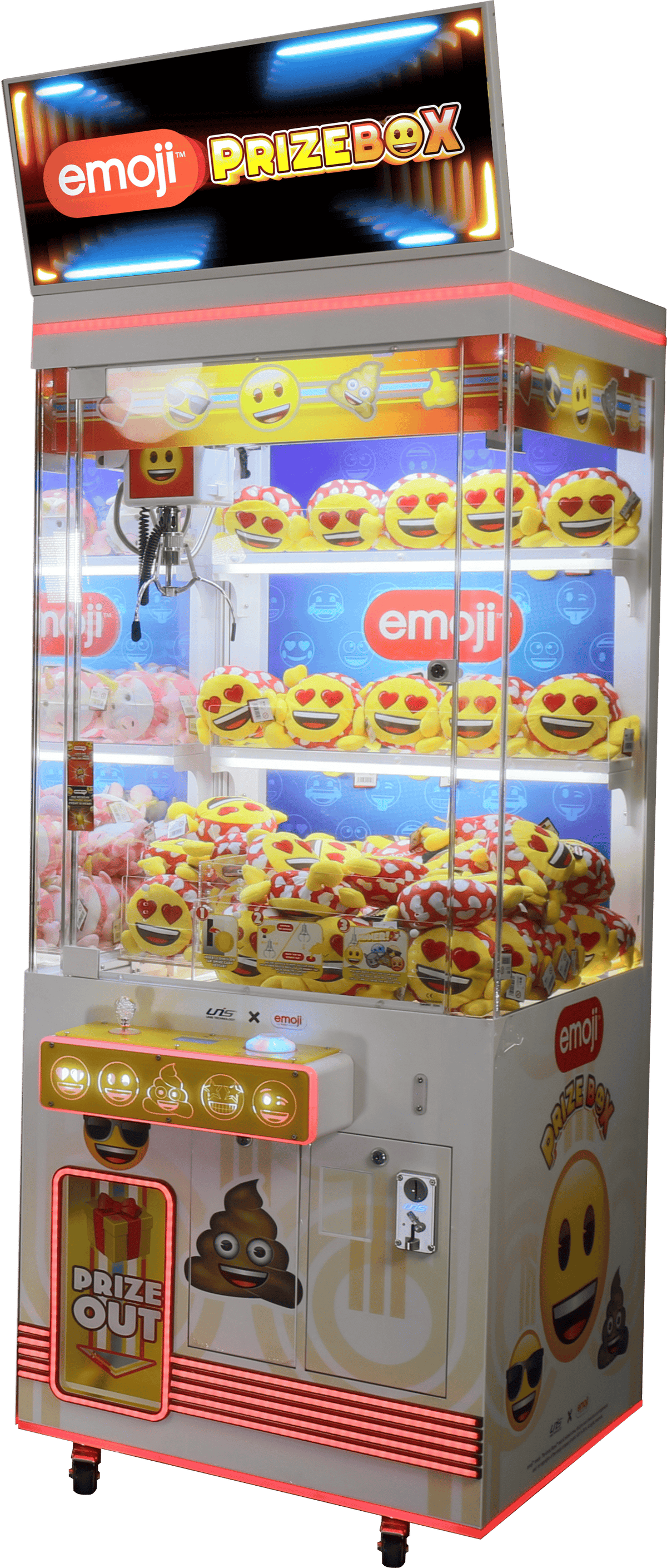 Emoji prize box LCD