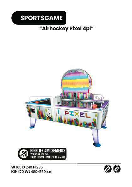 Airhockey Pixel multipuck