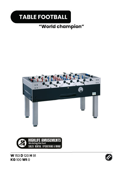 World Champion Voetbaltafel