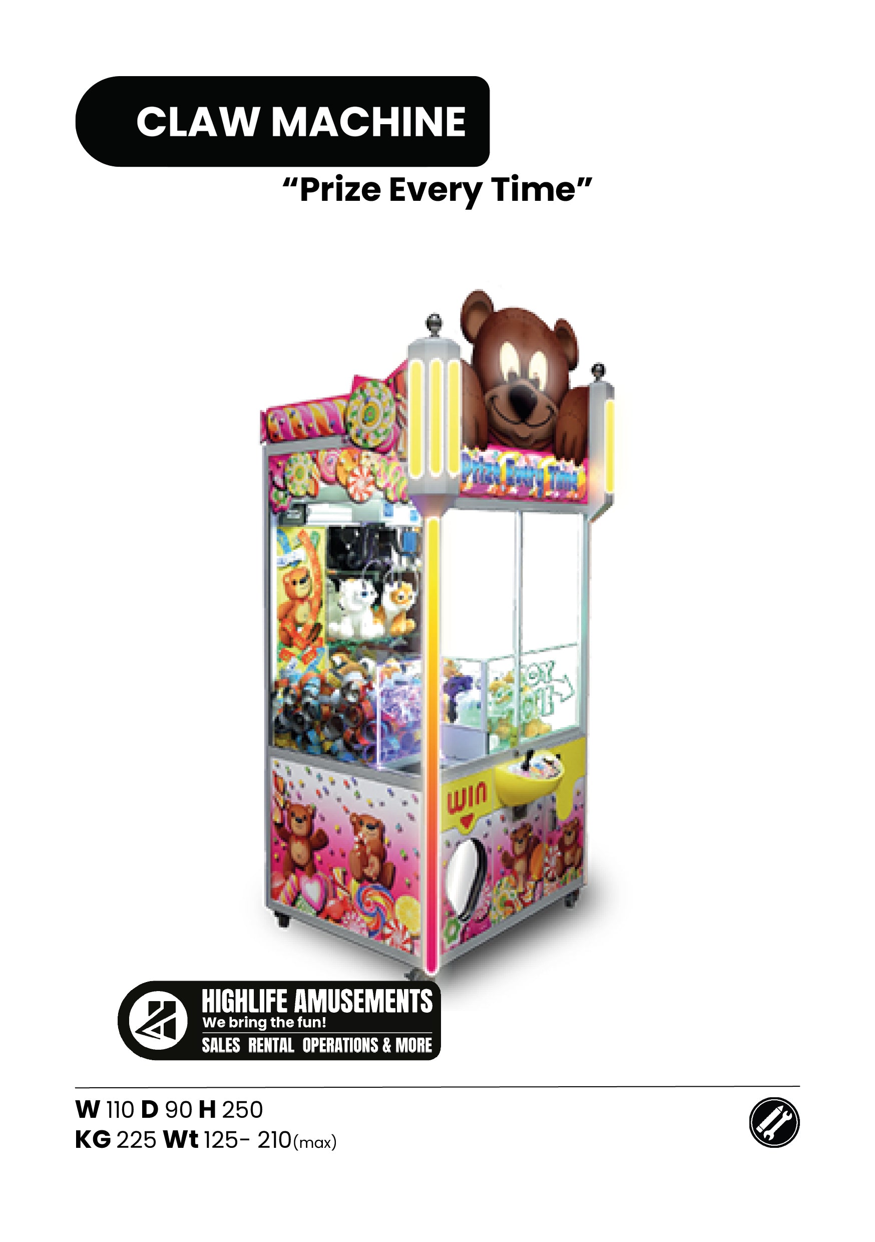 Prize Every Time Grijpautomaat
