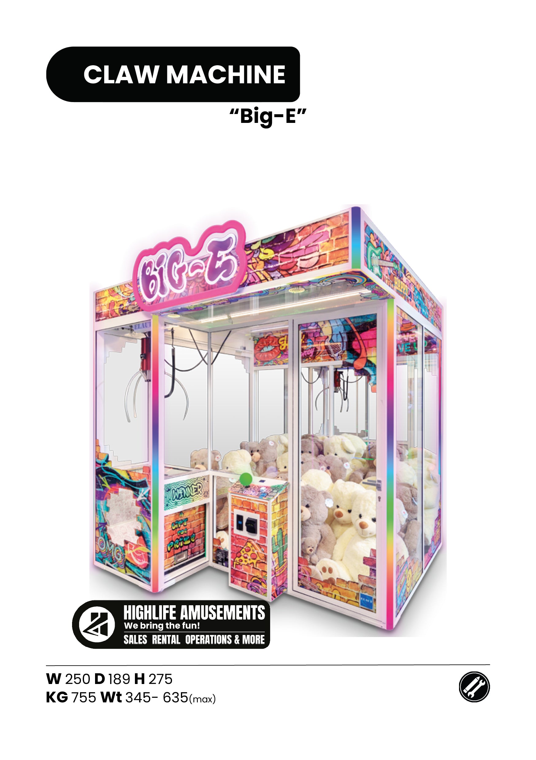 Big-E XXL Grijpautomaat