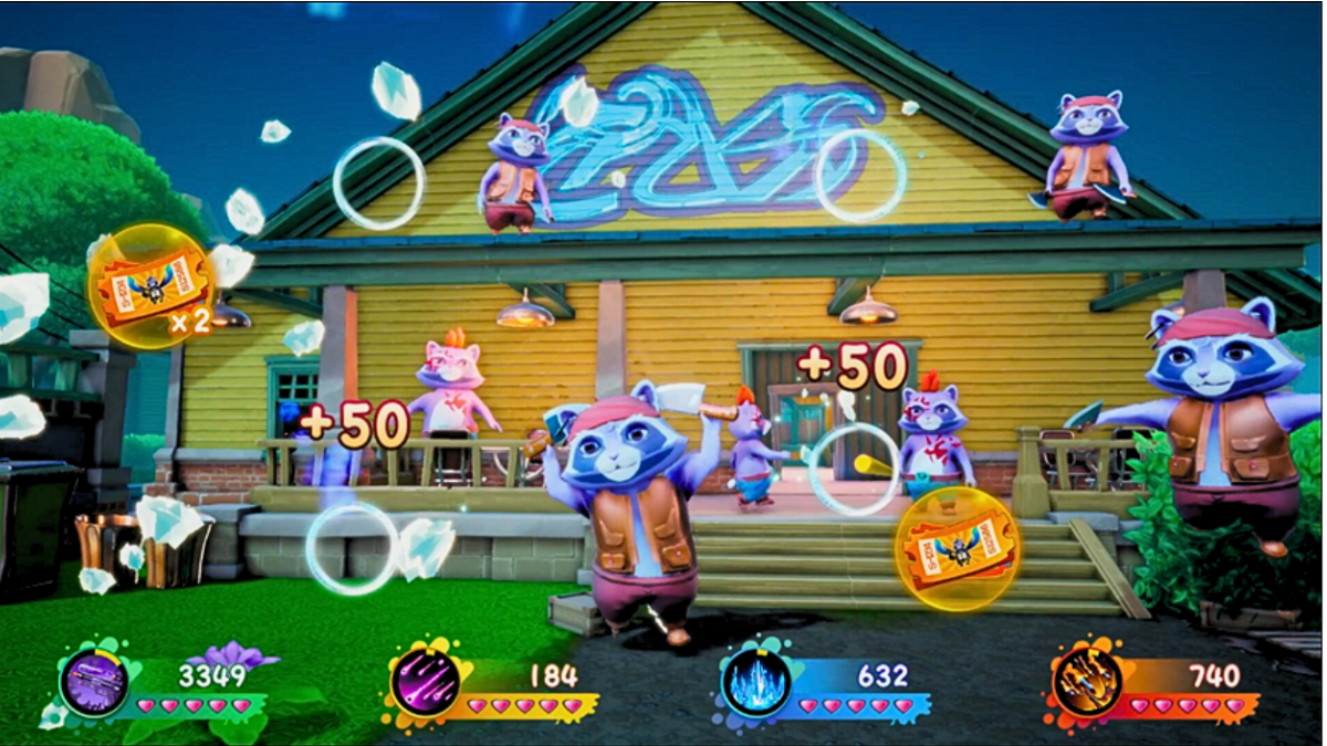 Raccoon Rampage 4pl