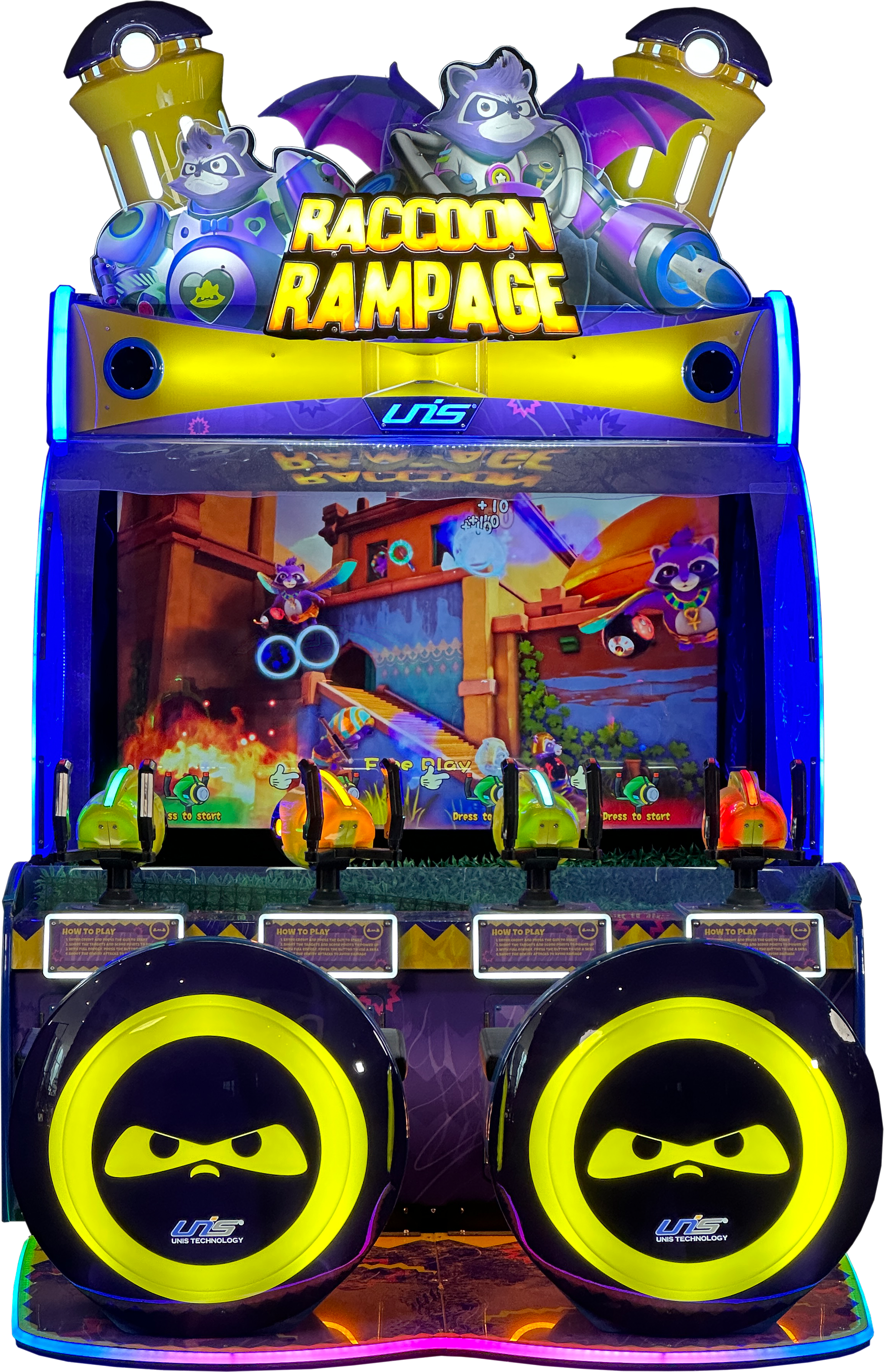 Raccoon Rampage 4pl