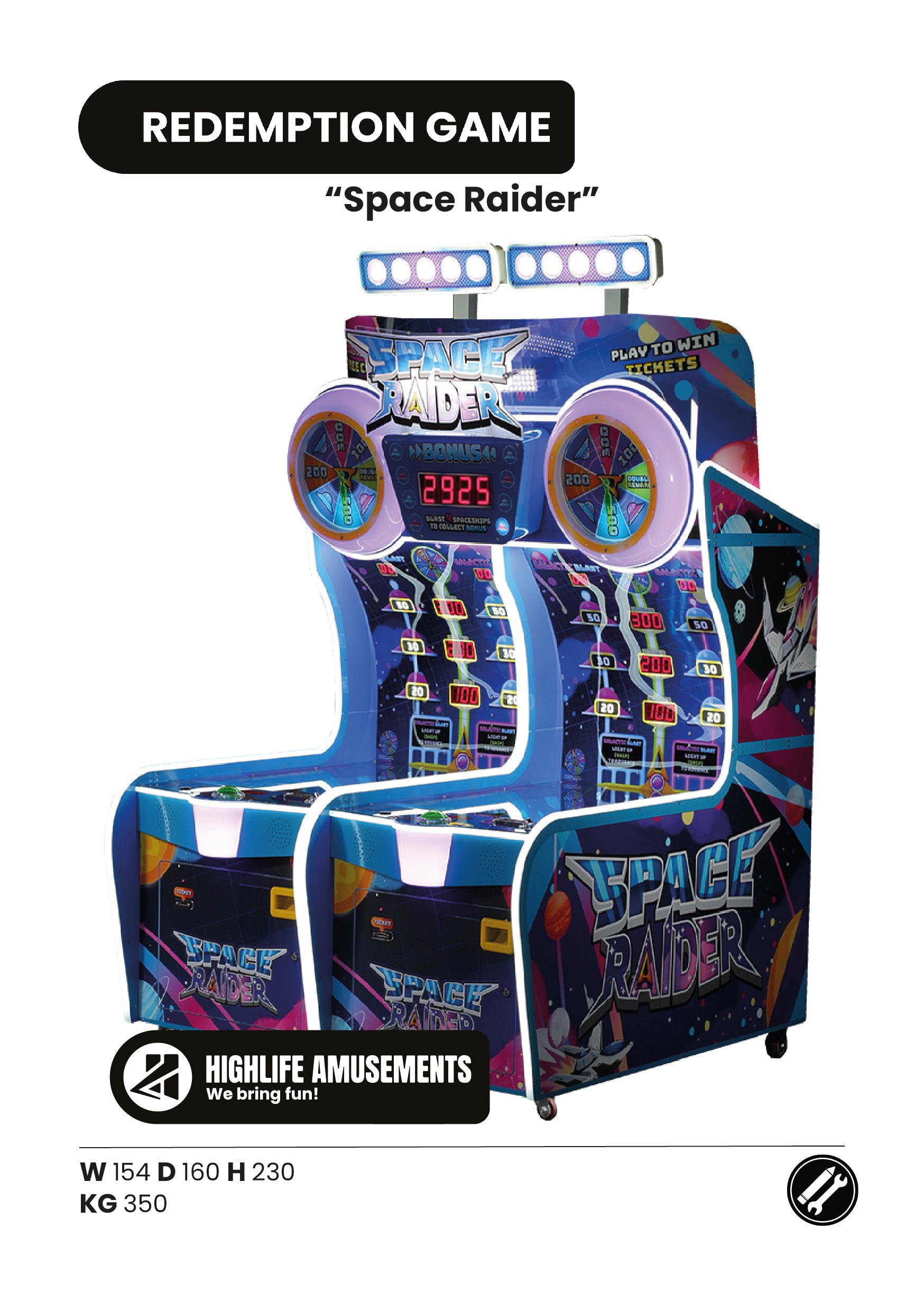 Space Raiders twin