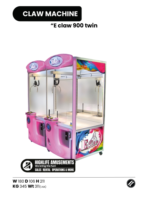 eclaw grijpmachine 900 twin